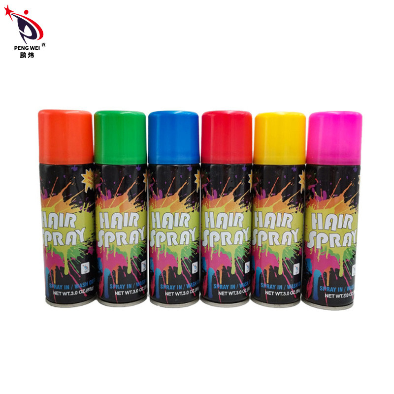 250ml προσωρινή Washable ιδιωτική ετικέτα ψεκασμού χρωστικών ουσιών χρώματος τρίχας