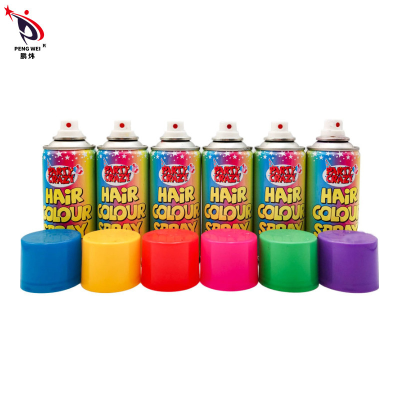 Μαγικός μίας χρήσης Washable ψεκασμών 250ml χρώματος τρίχας κόμματος τρελλός προσωρινός στιγμιαίος