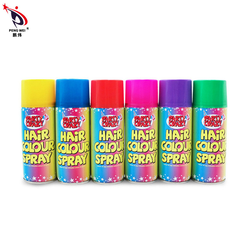 Μαγικός μίας χρήσης Washable ψεκασμών 250ml χρώματος τρίχας κόμματος τρελλός προσωρινός στιγμιαίος