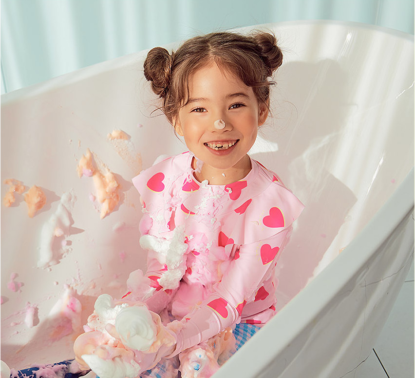 OEM Baby Bubble Foam Spray για χαλαρωτικά χρωματικά μοτίβα