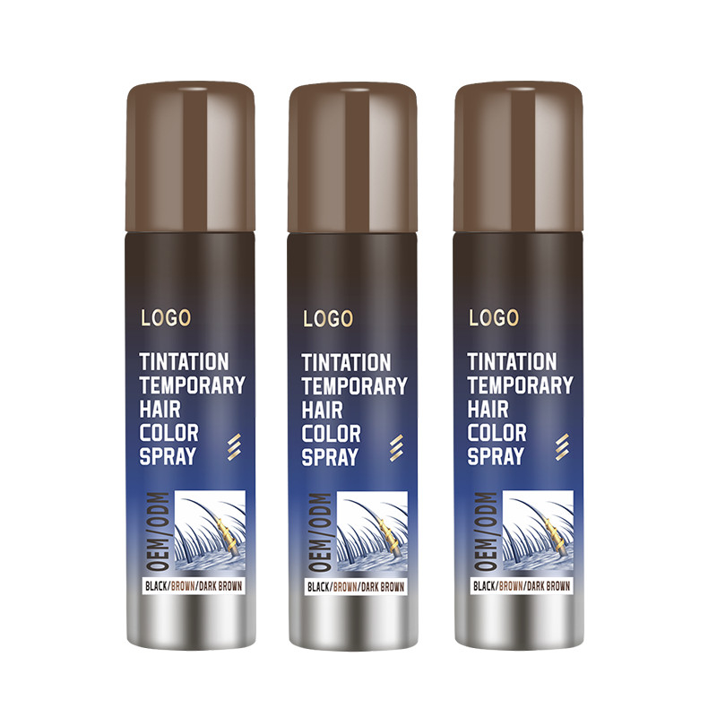 250 ml πλέσιμο σπρέι χρώματος μαλλιών για τα Χριστούγεννα 52*128mm