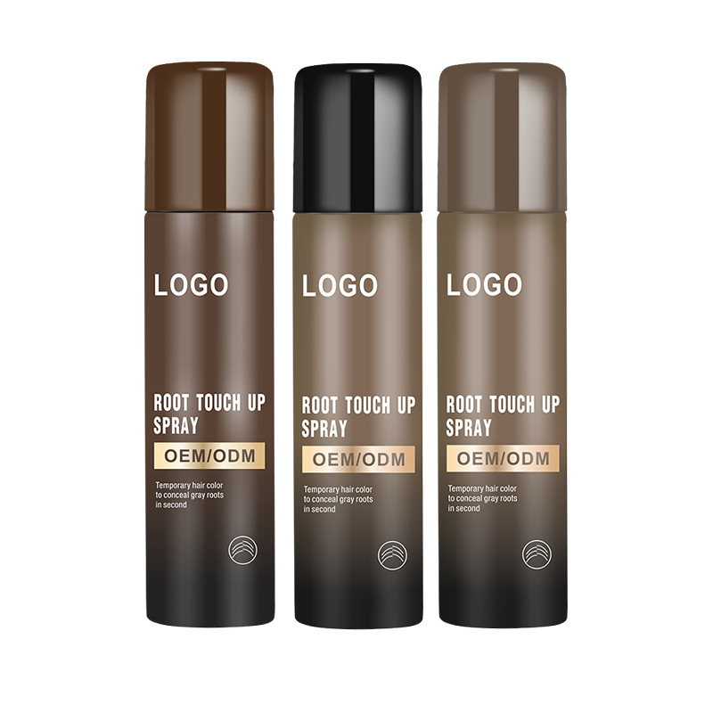 EN71 Σπρέι χρώματος μαλλιών Instant Retouch Root Cover Up Φυσικό χρώμα Αναζωογονητικό γκρι έκλυμα σπρέι