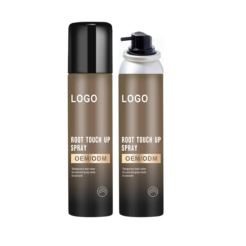 EN71 Σπρέι χρώματος μαλλιών Instant Retouch Root Cover Up Φυσικό χρώμα Αναζωογονητικό γκρι έκλυμα σπρέι