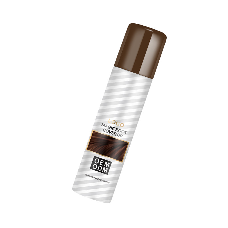 Ιδιωτική ετικέτα χρώμα μαλλιών σπρέι ρίζα touch up για να κρύψει γκρίζες ρίζες σε δεύτερο